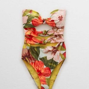 NWOT Aerie Triple Knot One Piece Swimsuit